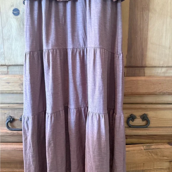 Nation LTD - Fabienne Fused Ruffle Dress in Mojave Sz:Small - Picture 10 of 14